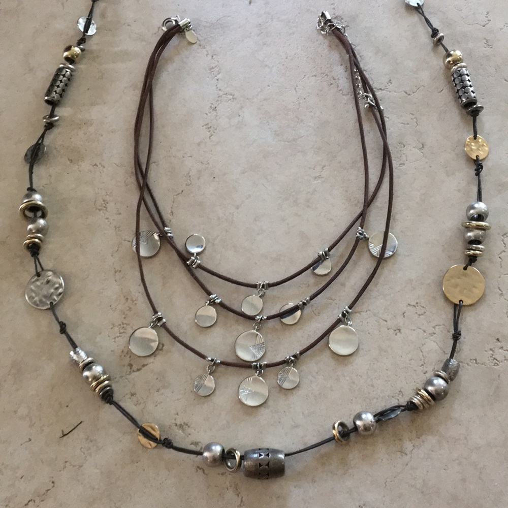 Chico’s Necklace BoHo Tri-Colored